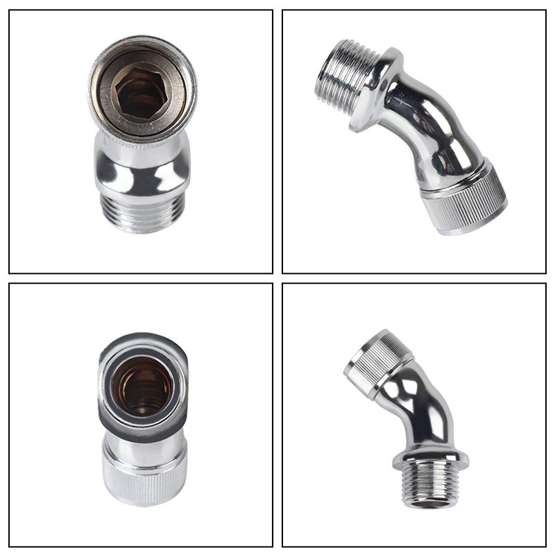 KWODE Elbow Adapter for Shower Head Replacement parts Angle Male to Female Adapter - Image 3